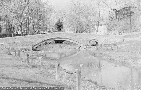 Photo of Linton, Packhorse Bridge c.1950