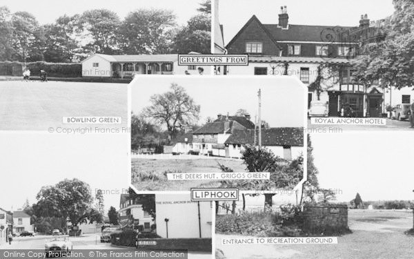 Photo of Liphook, Composite c.1955