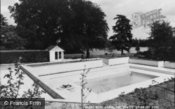 Forest Mere Hydro, The Heated Swimming Pool c.1960, Liphook