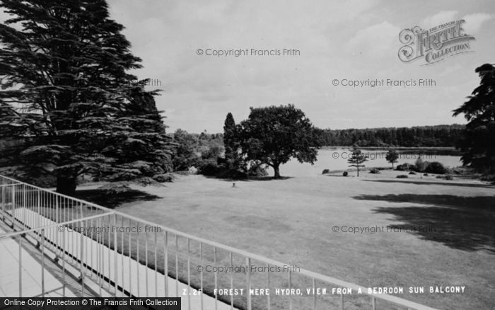 Photo of Liphook, Forest Mere Hydro, View From A Bedroom Sun Balcony c.1960