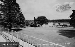 Forest Mere Hydro, View From A Bedroom Sun Balcony c.1960, Liphook