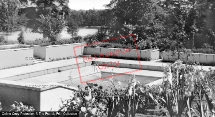 Photo of Liphook, Forest Mere, Swimming Pool And Lake c.1955
