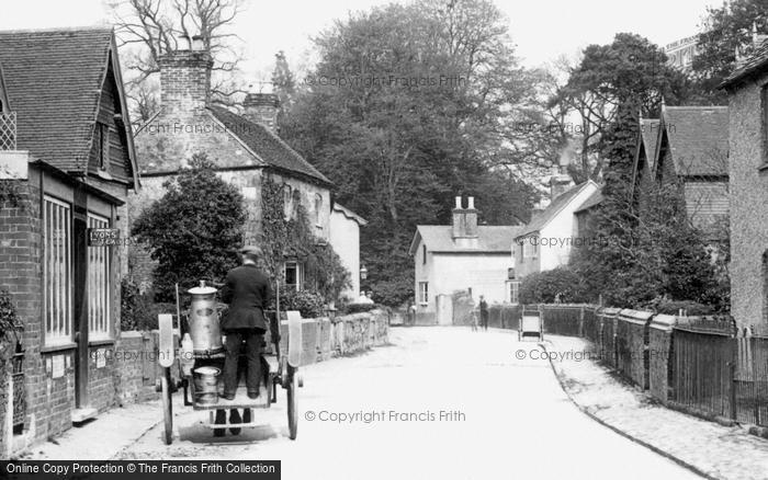 Photo of Liphook, Milk Cart In Queen Street 1911