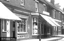 Shops In Station Road 1927, Liphook