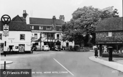 The Square And Royal Anchor Hotel c.1955, Liphook