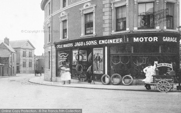 Photo of Liskeard, Dean Street, Cycle Shop 1912
