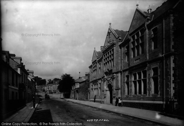 Photo of Liskeard, Free Library 1897