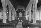 St Martin's Church Interior 1922, Liskeard