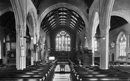 St Martin's Church Interior 1922, Liskeard