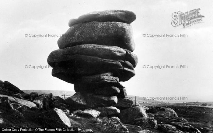 Photo of Liskeard, The Cheesewring Rock Formation, Stowe's Hill, Bodmin Moor c.1935