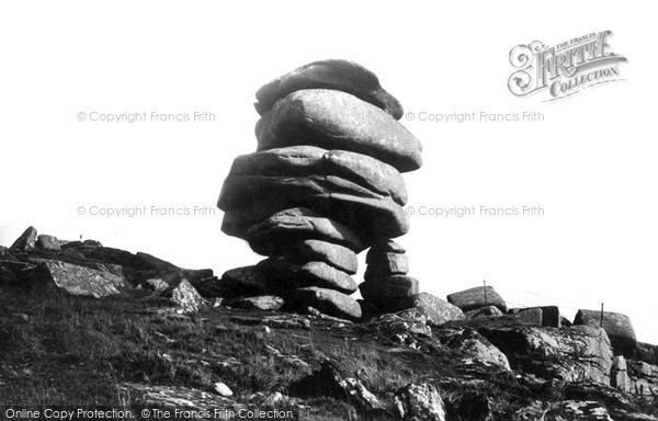 Photo of Liskeard, The Cheesewring Rock Formation, Stowe's Hill, Bodmin Moor c.1935