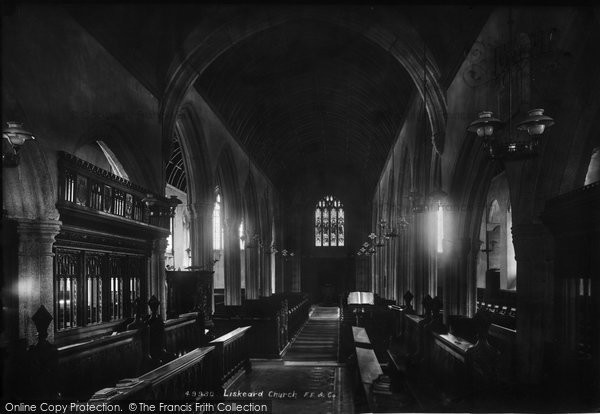 Photo of Liskeard, The Church, Nave West 1903