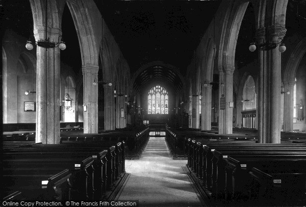 Photo of Liskeard, The Interior Of The Parish Church c.1935