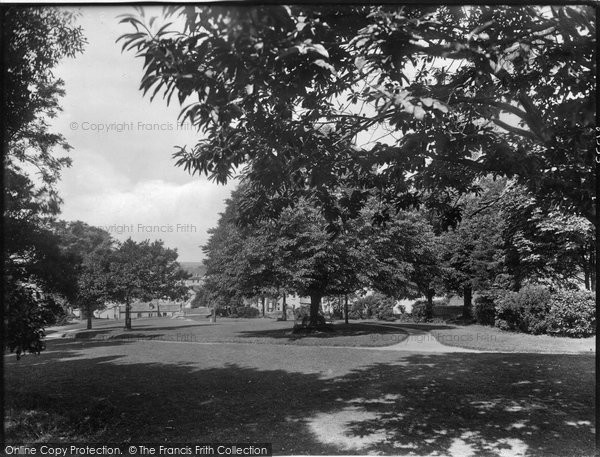 Photo of Liskeard, The Park 1928