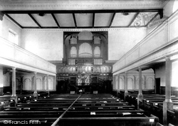 Wesleyan Chapel Interior 1900, Liskeard