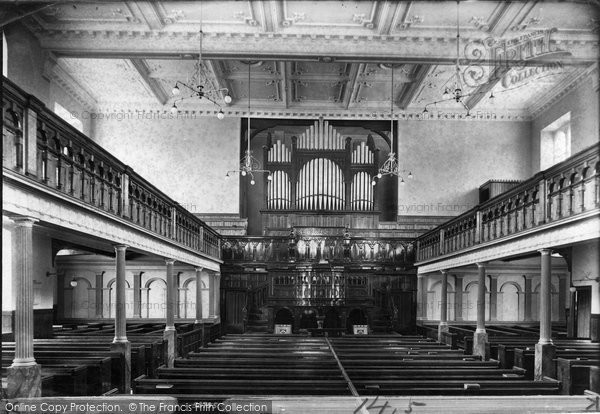 Photo of Liskeard, Wesleyan Church Interior 1907