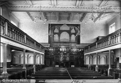 Wesleyan Church Interior 1907, Liskeard