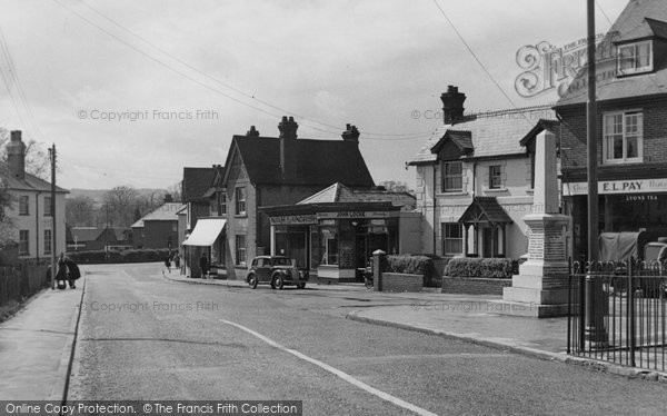 Photo of Liss, Memorial Corner c.1955