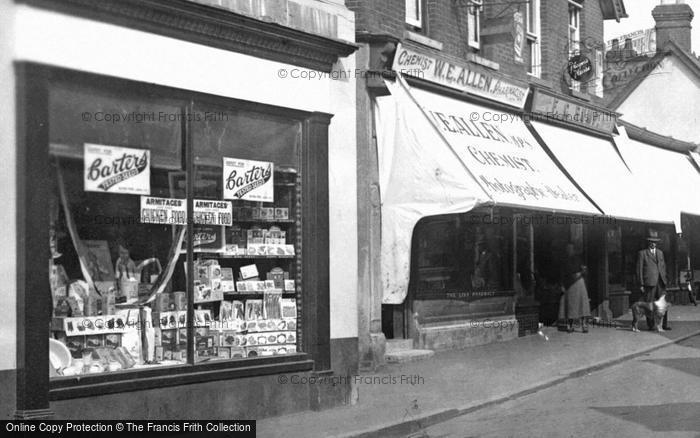 Photo of Liss, Shops In Station Road 1934