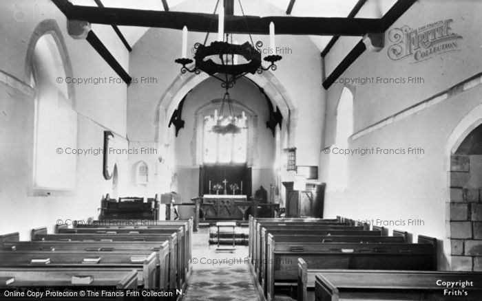 Photo of Litlington, The Church Interior c.1950
