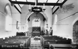 The Church Interior c.1950, Litlington