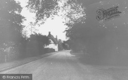 Church Lane c.1960, Little Abington