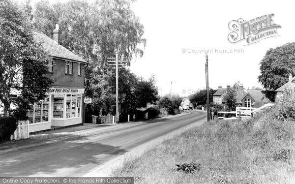 Photo of Little Baddow, Post Office And North Hill c.1960
