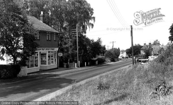 Photo of Little Baddow, Post Office And North Hill c.1965