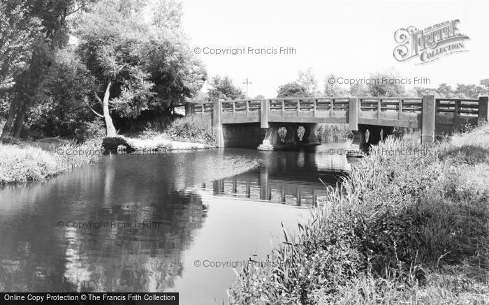 Photo of Little Baddow, The River Chelmer And Bridge c.1960