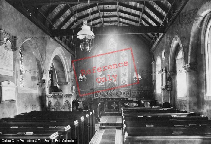 Photo of Little Bookham, All Saints Church, Interior 1906