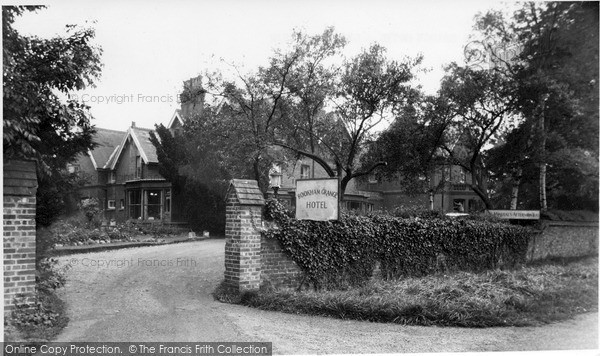 Photo of Little Bookham, Bookham Grange Hotel c.1955
