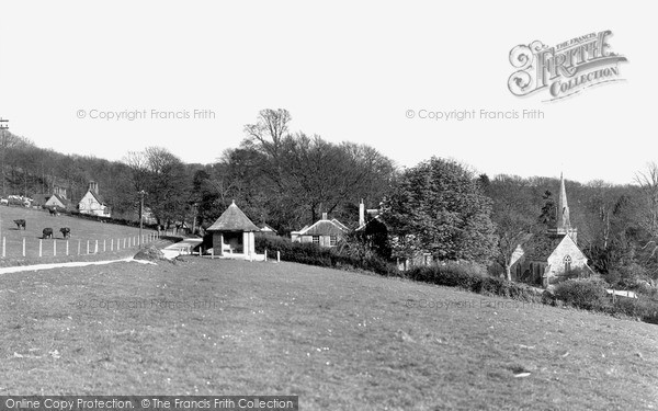 Photo of Little Bredy, The Village And Church c.1955