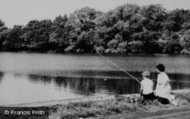 Fishing At Oulton Mill Pool c.1960, Little Budworth