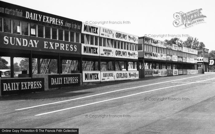 Photo of Little Budworth, Oulton Park Race Circuit Stands c.1960