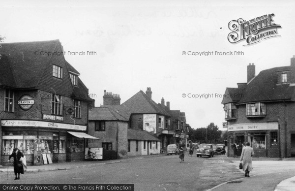 Photo of Little Common, The Village Looking West c.1955