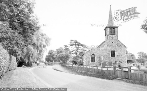 Photo of Little Hallingbury, The Church c.1960