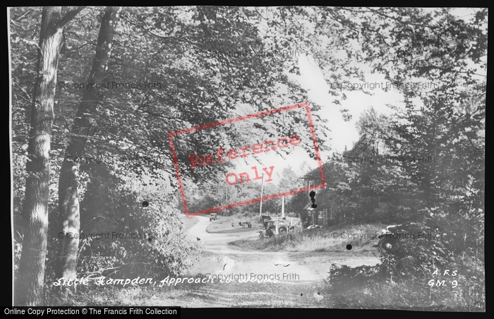Photo of Little Hampden, Approach To Woods c.1955