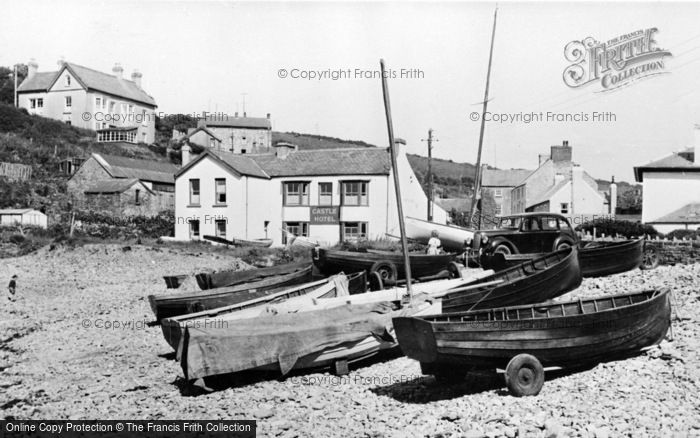 Photo of Little Haven, The Beach And Castle Hotel c.1955