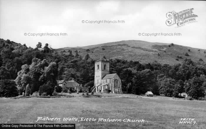 Photo of Little Malvern, Priory Church Of St Giles c.1955