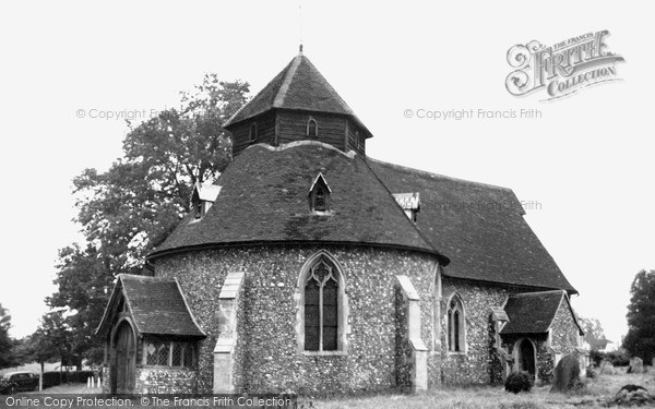 Photo of Little Maplestead, The Round Church c.1955