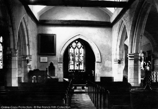 Photo of Little Marlow, The Church Of St John The Baptist, Interior 1890