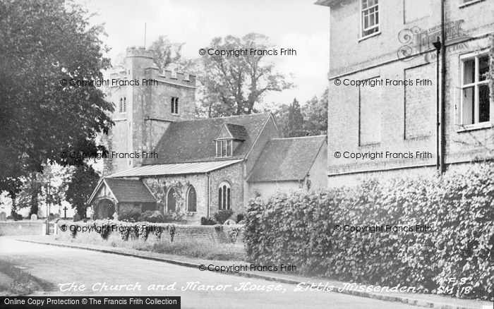 Photo of Little Missenden, The Church And Manor House c.1960