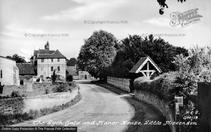 Photo of Little Missenden, The Lych Gate And Manor House c.1960