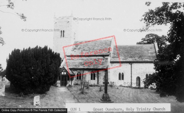 Photo of Little Ouseburn, Holy Trinity Church c.1960