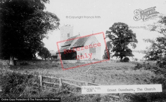 Photo of Little Ouseburn, Holy Trinity Church c.1960