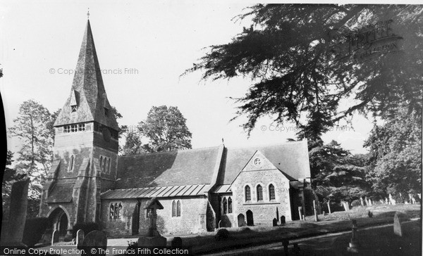 Photo of Little Sandhurst, Church Of St Michael And All Angels c.1955