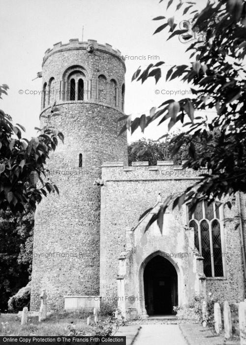 Photo of Little Saxham, The Church 1950