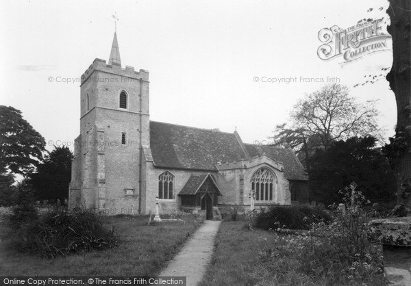 Photo of Little Shelford, All Saints Church c.1955