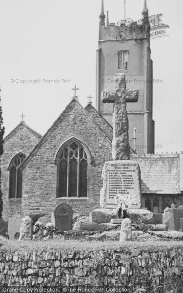 Photo of Little Torrington, Memorial And Church c.1960