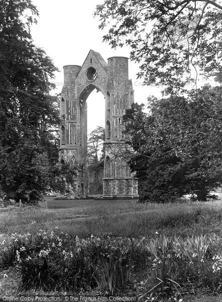 Photo of Little Walsingham, Abbey East Window 1929